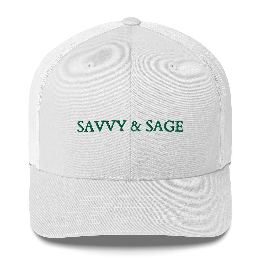 SAVVY & SAGE Trucker Cap